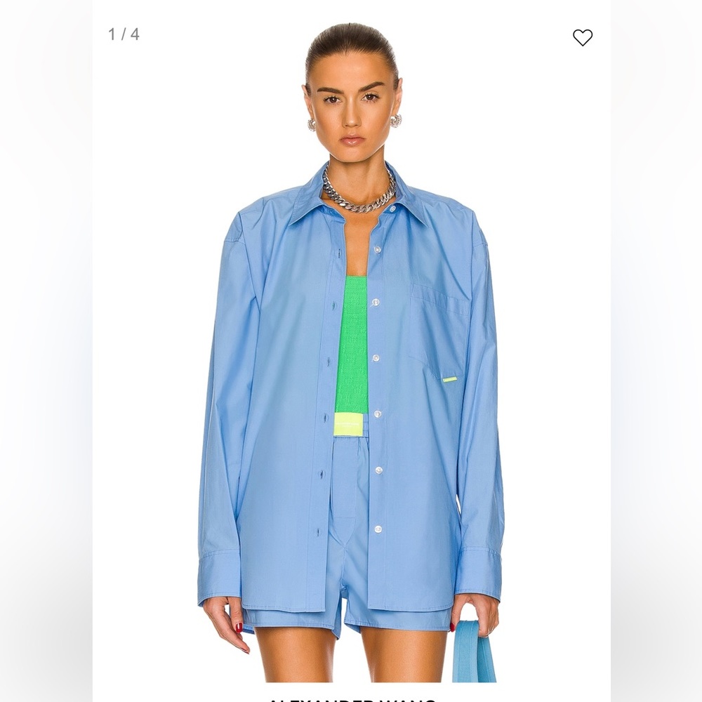 Alexander Wang boyfriend shirt